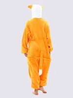 "Cute Fox" Pajama Jumpsuit for Girls