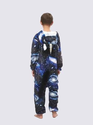 Boys' "Galaxy" Pajama Jumpsuit