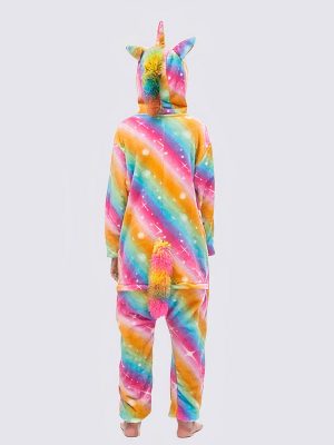 "Multicolor Starry Unicorn" Boys' Onesie Pajamas