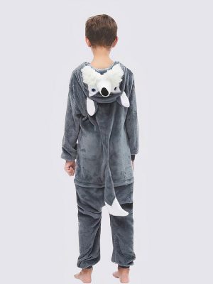 Boys' "Wolf" Onesie Pajamas