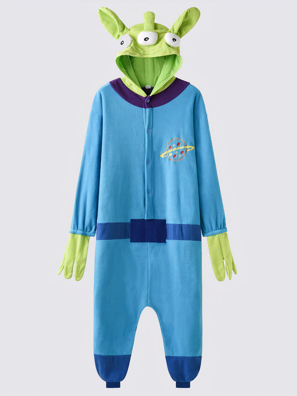 Men's "Alien" Pajama Jumpsuit - Image 2