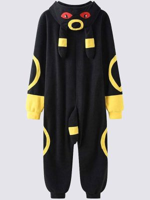 Men's "Yellow Night Cat" Pajama Jumpsuit