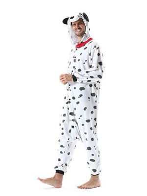 Men's "Dalmatian" Pajama Jumpsuit