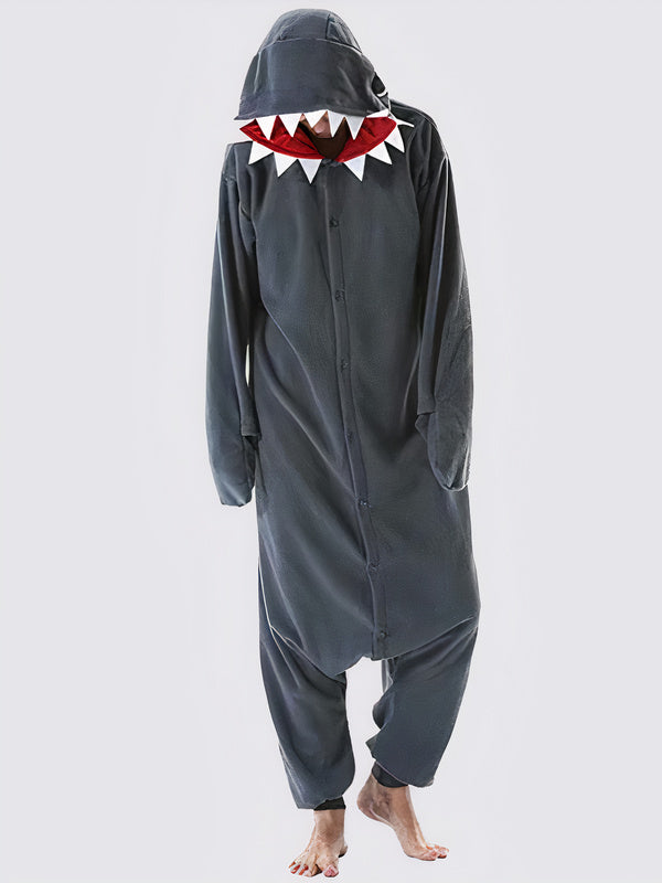 Men's "Shark" Onesie Pajamas - Image 2