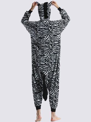 Men's "Zebra" Onesie Pajamas
