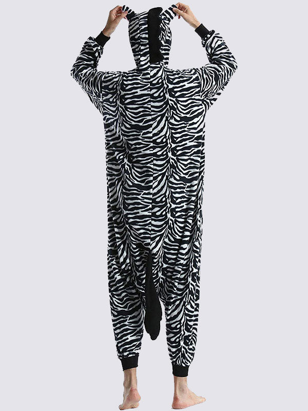 Men's "Zebra" Onesie Pajamas