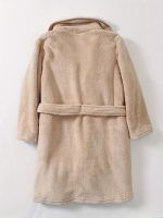 Children's Bathrobe with Belt and Pockets