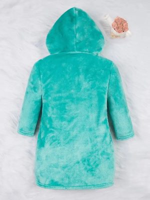 Turquoise Blue Children's Bathrobe