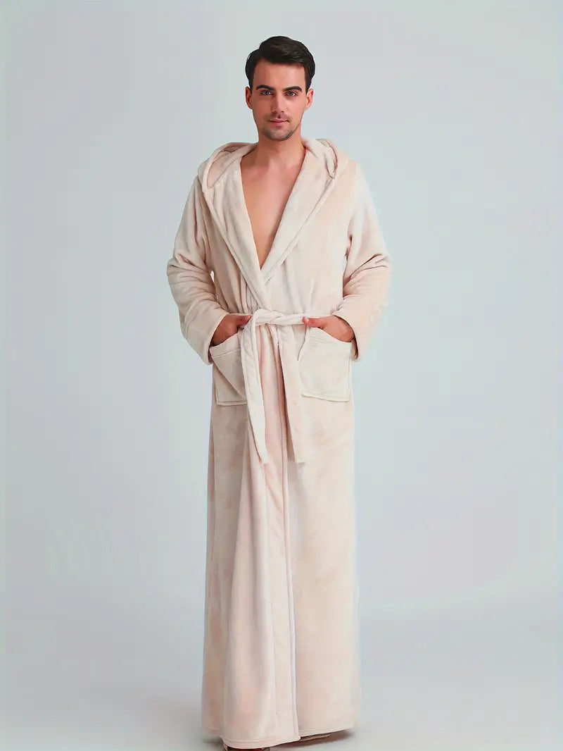 Soft Fleece Hooded Robe - Image 2