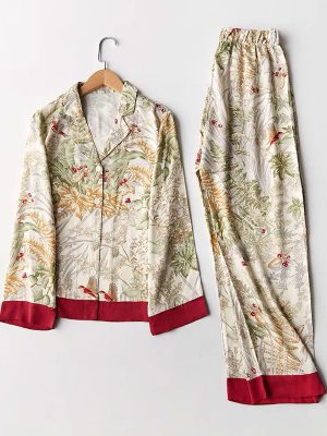 "Soft Escape" Satin Pajama Set