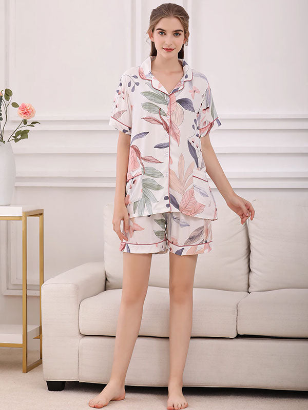 "Forest Echo" Women's Short Pajama Set - Image 2