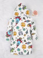 Soft White Terry Cloth Bathrobe for Children