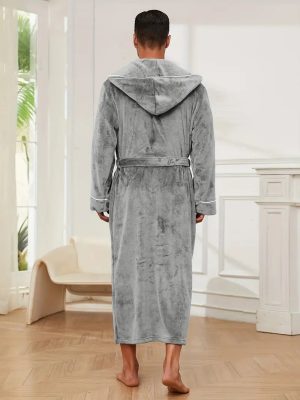 Warm Luxury Hooded Bathrobe