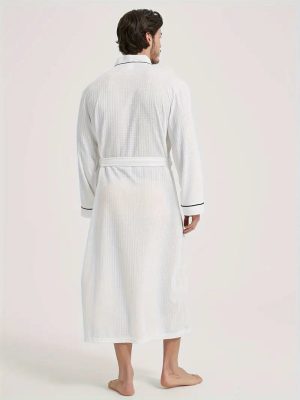 Soft Waffle-Weave Bathrobe