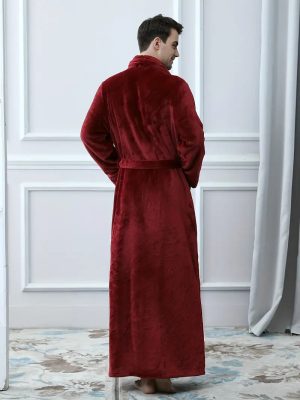Long Luxury Thick Fleece Robe