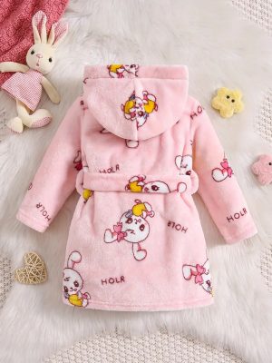 Children's Hooded Terry Cloth Bathrobe