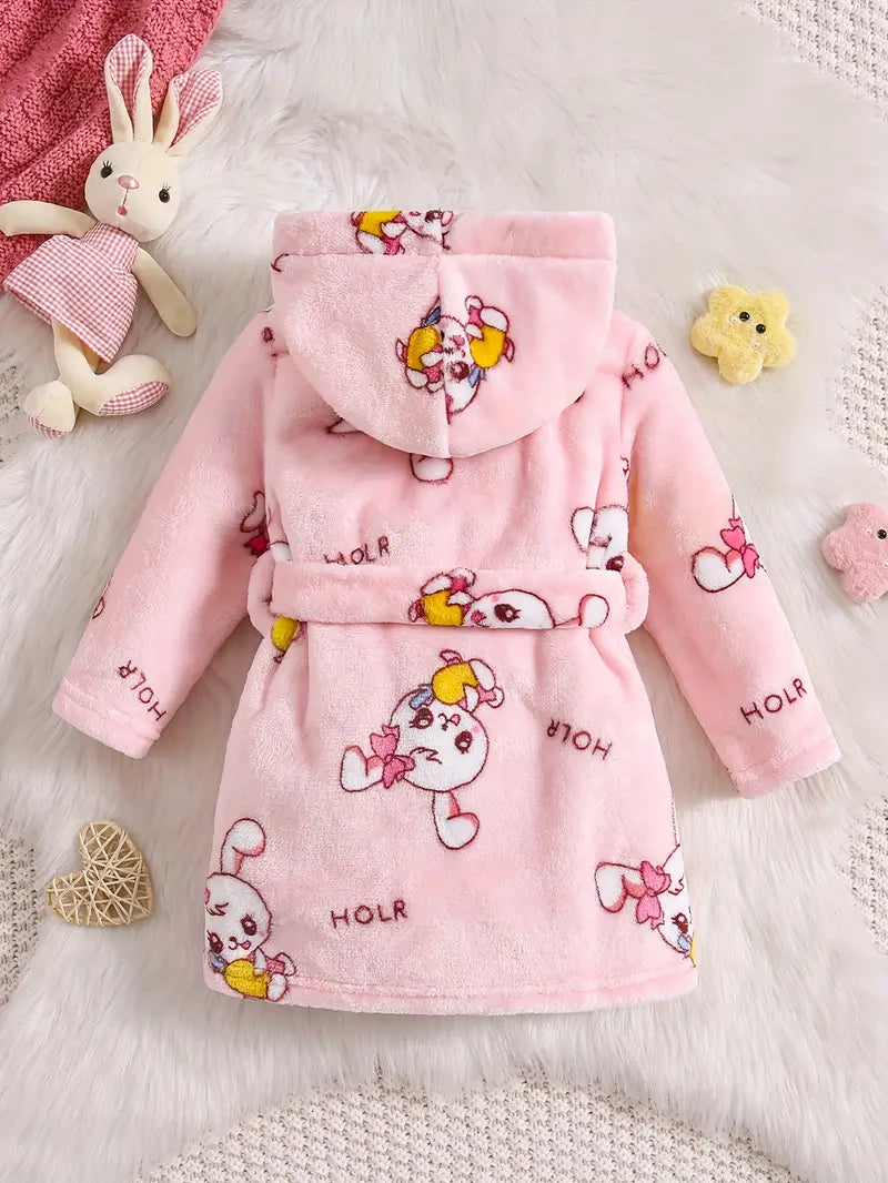 Children's Hooded Terry Cloth Bathrobe