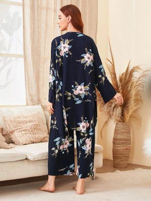 Lovely 3-Piece Women's Pajama Set "Northern Lights"