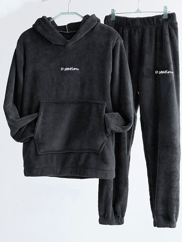 Women's "Fleece Comfort" Hooded Fleece Pajamas - Image 7