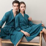 Waffle Cotton Bathrobe
