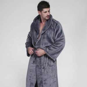 Men's XXL Fleece Bathrobe