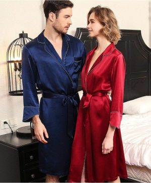 Men's Silk Robe