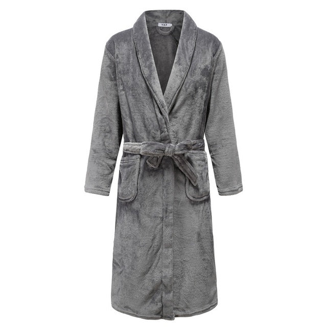 Dark Grey Bathrobe - Image 2