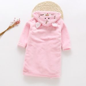 Pink Baby Bathrobe