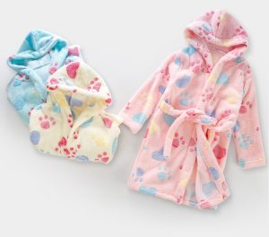 Girls' Fleece Bathrobe