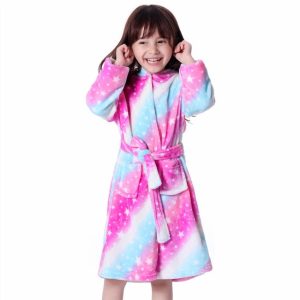 Children's Unicorn Bathrobe (Age 8)