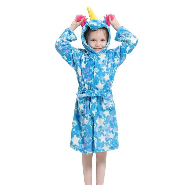 Unicorn Bathrobe for Kids (Age 6) - Image 2