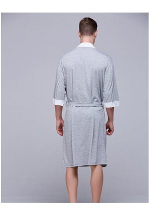 Men's Microfiber Bathrobe