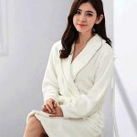 Men's White Bathrobe