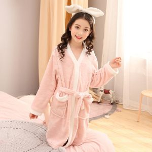 Pink Children's Bathrobe