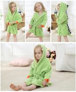 Children's Dinosaur Bathrobe