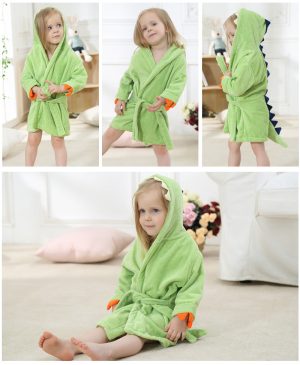 Children's Dinosaur Bathrobe