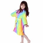 Unicorn Bathrobe for 10-Year-Olds