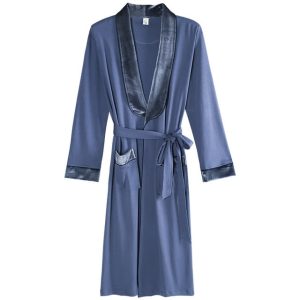 Men's Lightweight Cotton Bathrobe
