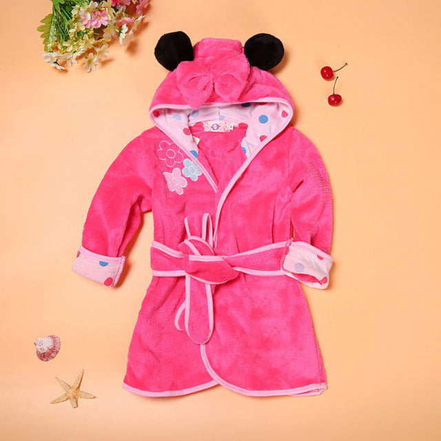 Minnie Mouse Baby Bathrobe - Image 2