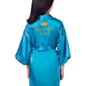 Turquoise Kimono for Girls