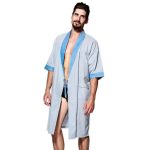 Men's Combed Cotton Bathrobe