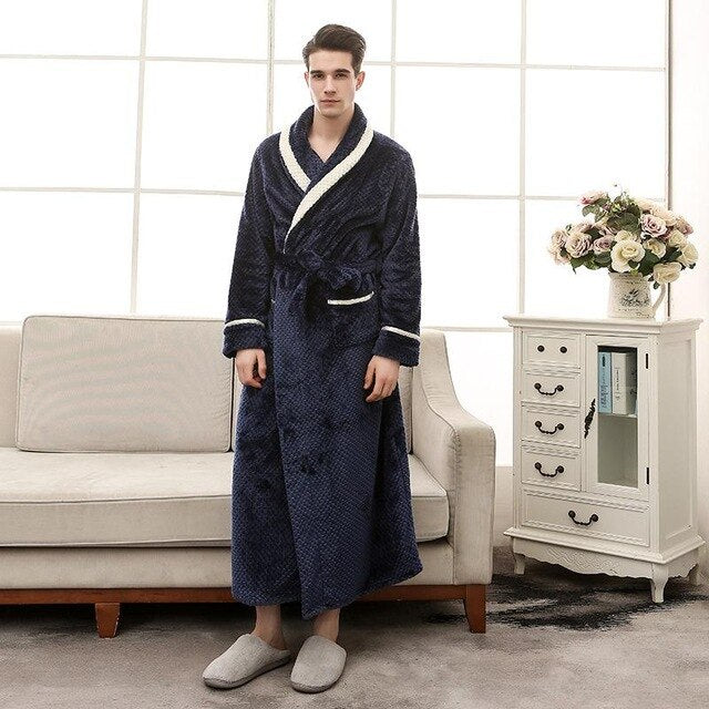 Men's Long Bathrobe - Image 2