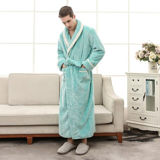 Warm Men's Bathrobe - Image 2