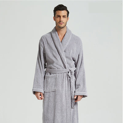 Men's Hoodless Bathrobe - Image 2