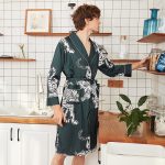 Men's Chinese-style bathrobe