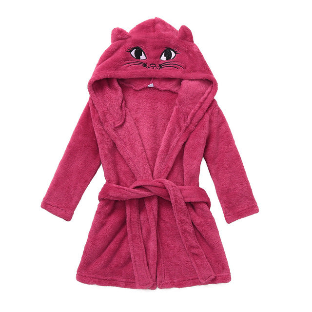 Mauve Children's Bathrobe - Image 2