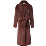 Stunning Brown Fleece Bathrobe