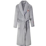 Perfect warm grey bathrobe