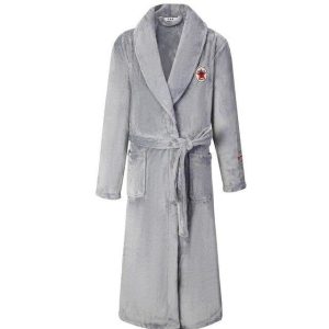 Perfect warm grey bathrobe