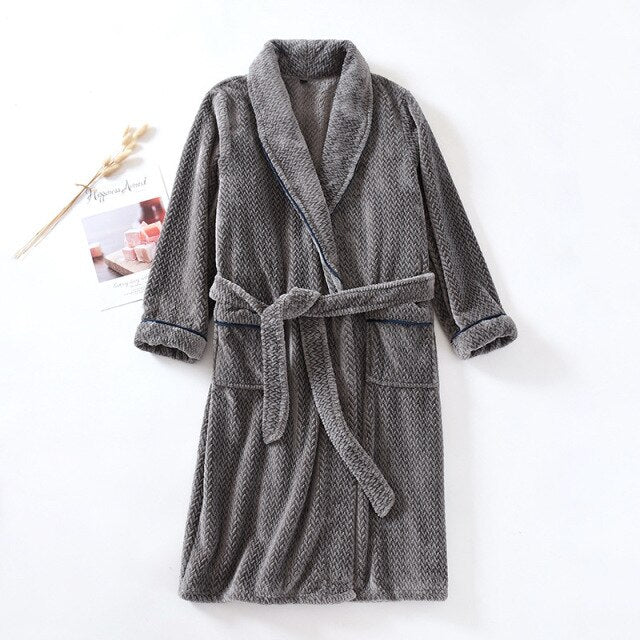 Men's Velour Bathrobe - Image 2
